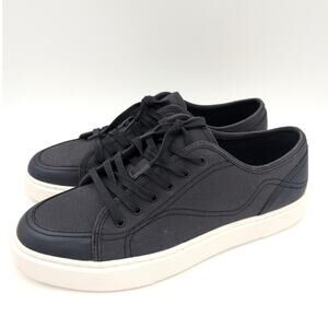 Abound Neely Platform Sneakers Men's Canvas Lace Up Shoes Black Size US11M EU44